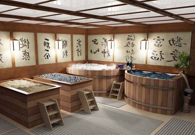 строительство японская баня офуро япония